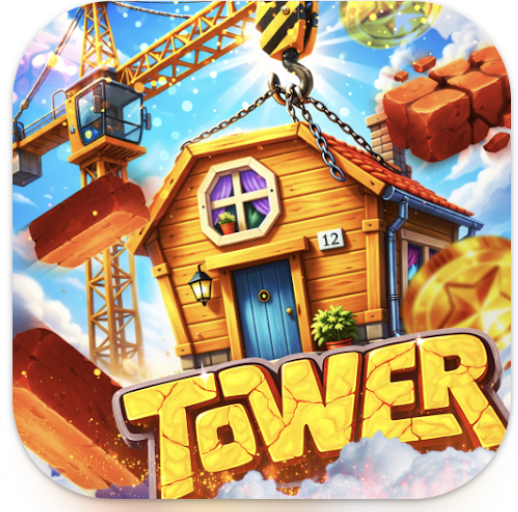 Icona di'app Tower Winner — gioco arcade colorato